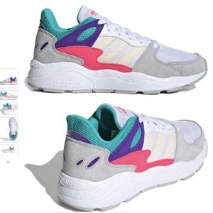 ADIDAS Neo Crazychaos 'White Ecru Tint' Retro Style Sneakers 7